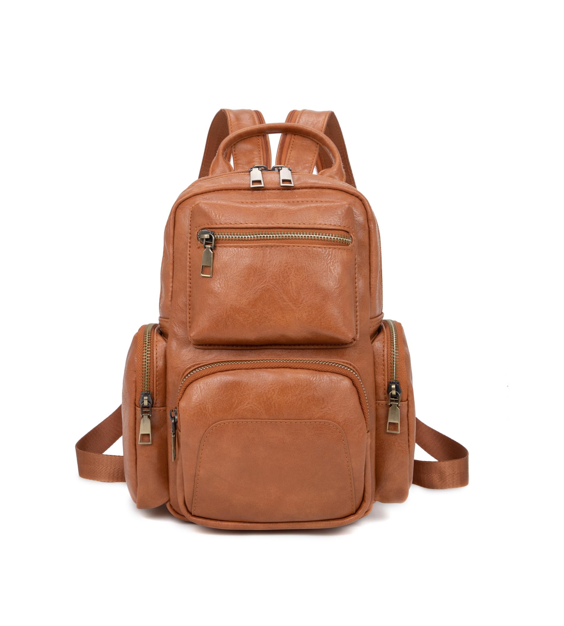 MyFriday Vintage Leather Sling Backpack Purse for Women (Brown)  
MyFriday Designer Convertible Travel Backpack Sling Ba