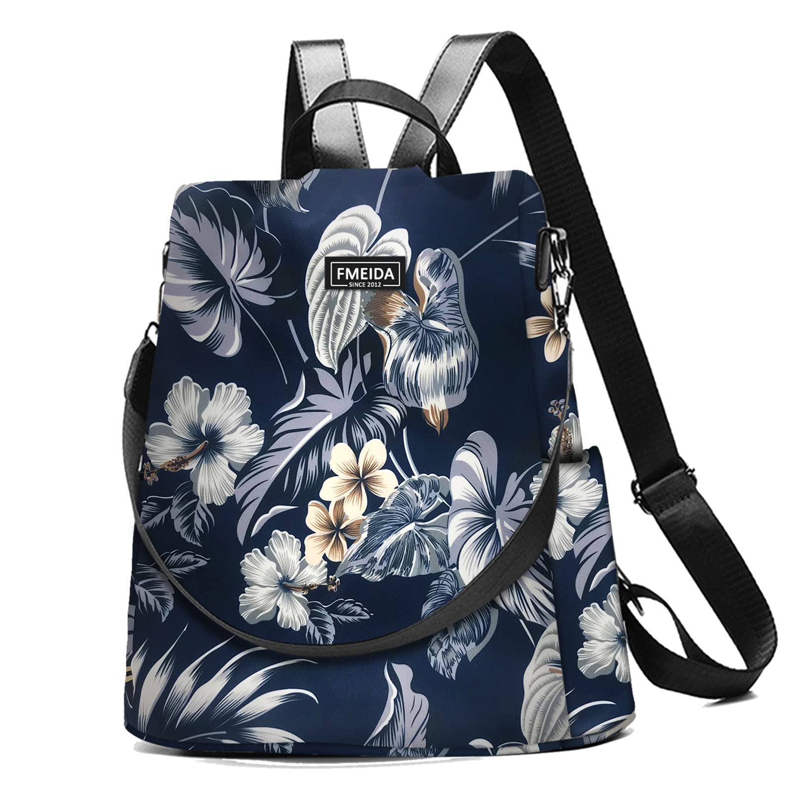 Fmeida Waterproof Anti Theft Backpack Purse for Women - Hawaii Flowerihn