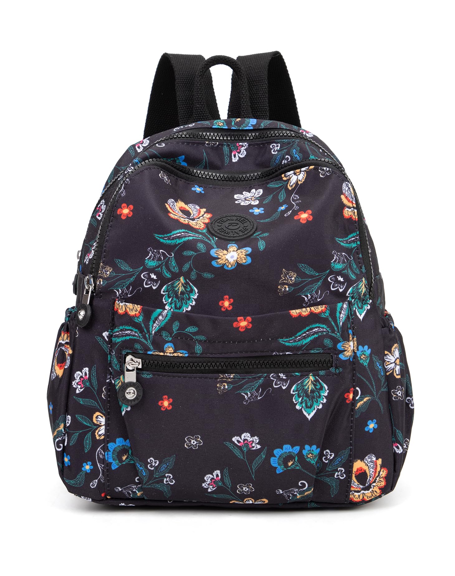 Pealwel Mini Backpack Purse for Women Anti Theft Travel Bag (Flower)  
Pealwel Small Nylon Backpacks for Ladies Anti The